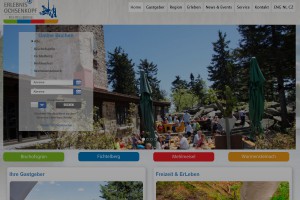 Die Homepage der Tourismus und Marketing GmbH Ochsenkopf