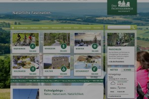 Die Homepage der Tourismuszentrale Fichtelgebirge